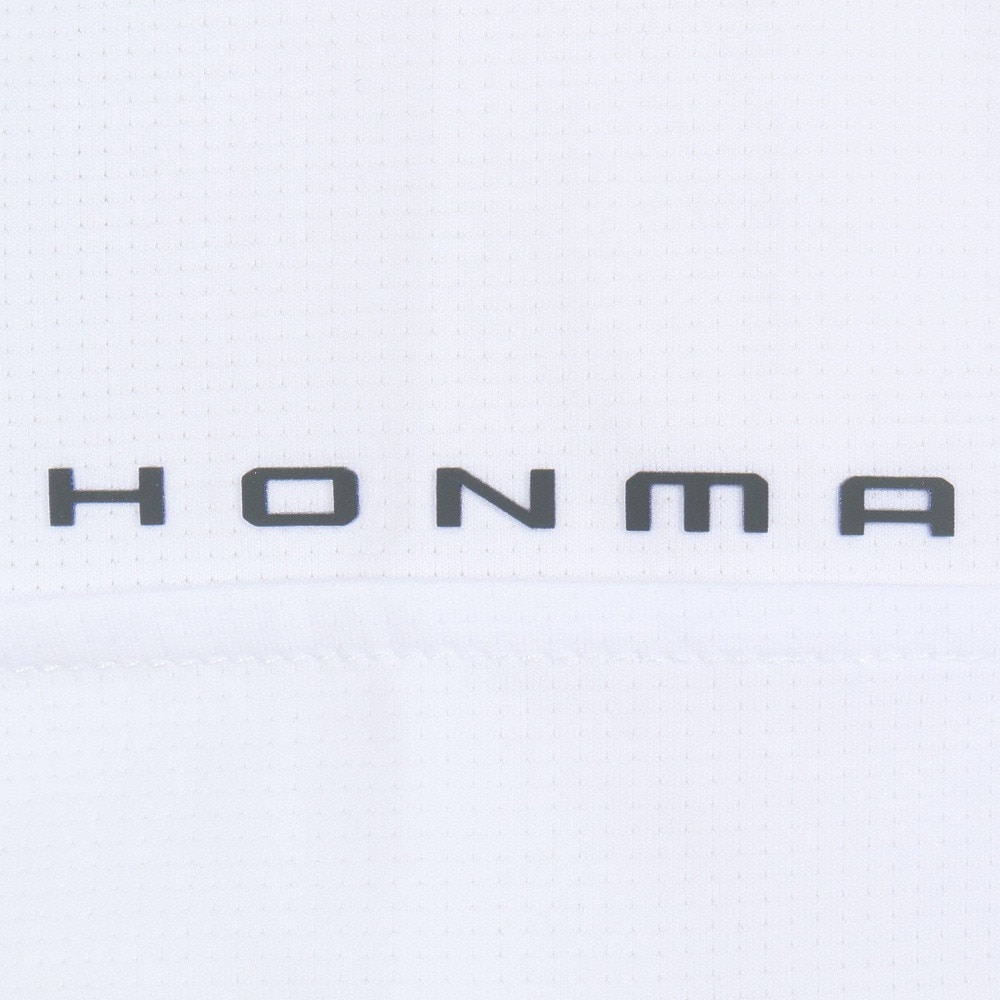 本間ゴルフ（HONMA）（メンズ）ゴルフウェア 吸汗速乾 半袖 ポロシャツ POLO WH