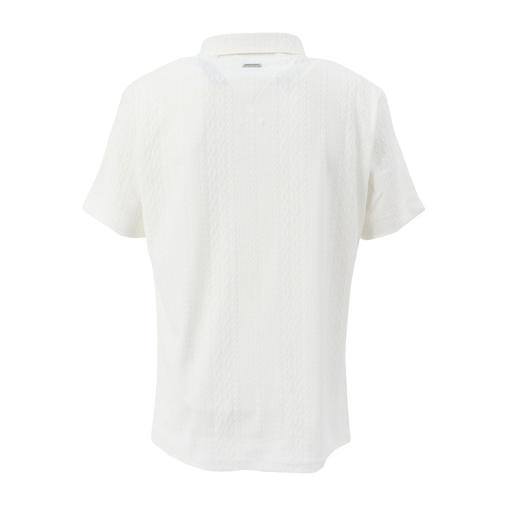 セントアンドリュース（ST.ANDREWS）（メンズ）ゴルフウェア 縄柄リンクス半袖シャツ 042-5260801-030