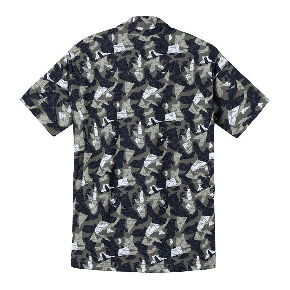 ルコックスポルティフ（lecoqsportif）（メンズ）ゴルフウェア マティスモザイク柄半袖シャツ LG5FHS01M KH00
