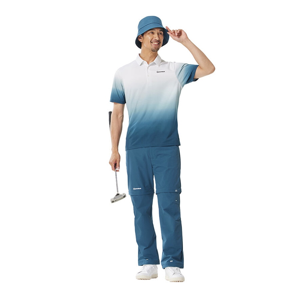 テーラーメイド（TAYLORMADE）（メンズ）ゴルフウェア T-ICE グラデーション 半袖ポロシャツ M20152-UN963