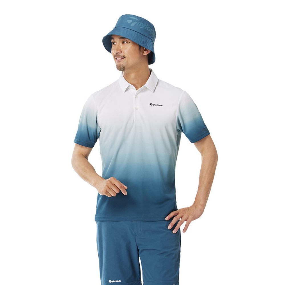 テーラーメイド（TAYLORMADE）（メンズ）ゴルフウェア T-ICE グラデーション 半袖ポロシャツ M20152-UN963