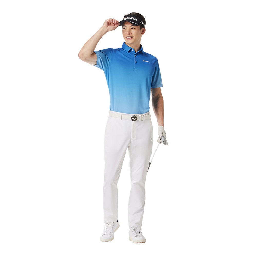 テーラーメイド（TAYLORMADE）（メンズ）ゴルフウェア T-ICE グラデーション 半袖ポロシャツ M20153-UN963
