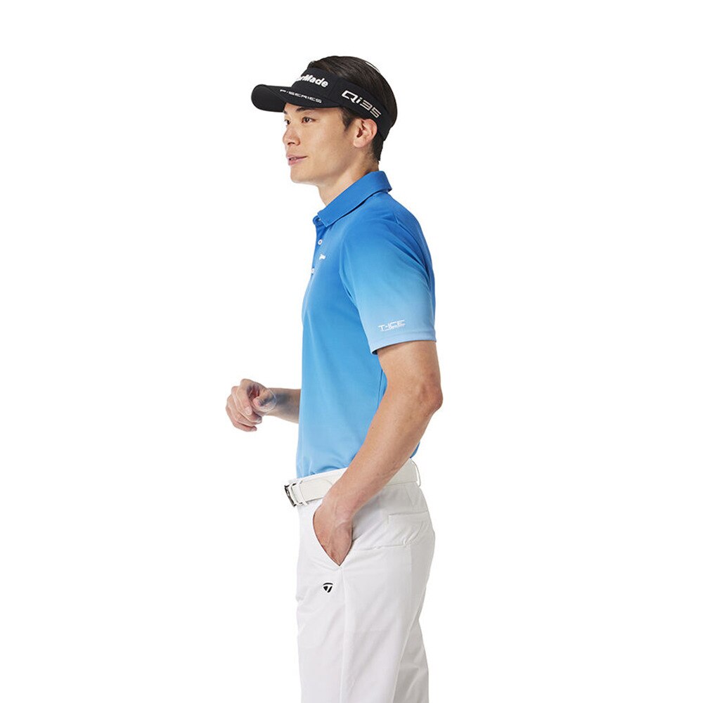 テーラーメイド（TAYLORMADE）（メンズ）ゴルフウェア T-ICE グラデーション 半袖ポロシャツ M20153-UN963