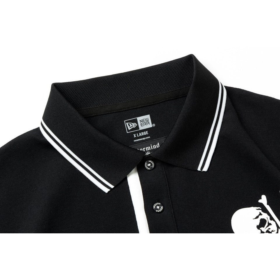 ニューエラ（NEW ERA）（メンズ、レディース）ゴルフウェア 半袖 鹿の子 ポロシャツ mastermind JAPAN マスターマインド・ジャパン SS25 14700160