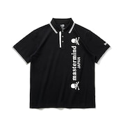 (メンズ、レディース)ゴルフウェア 半袖 鹿の子 ポロシャツ mastermind JAPAN マスターマインド・ジャパン SS25 14700160