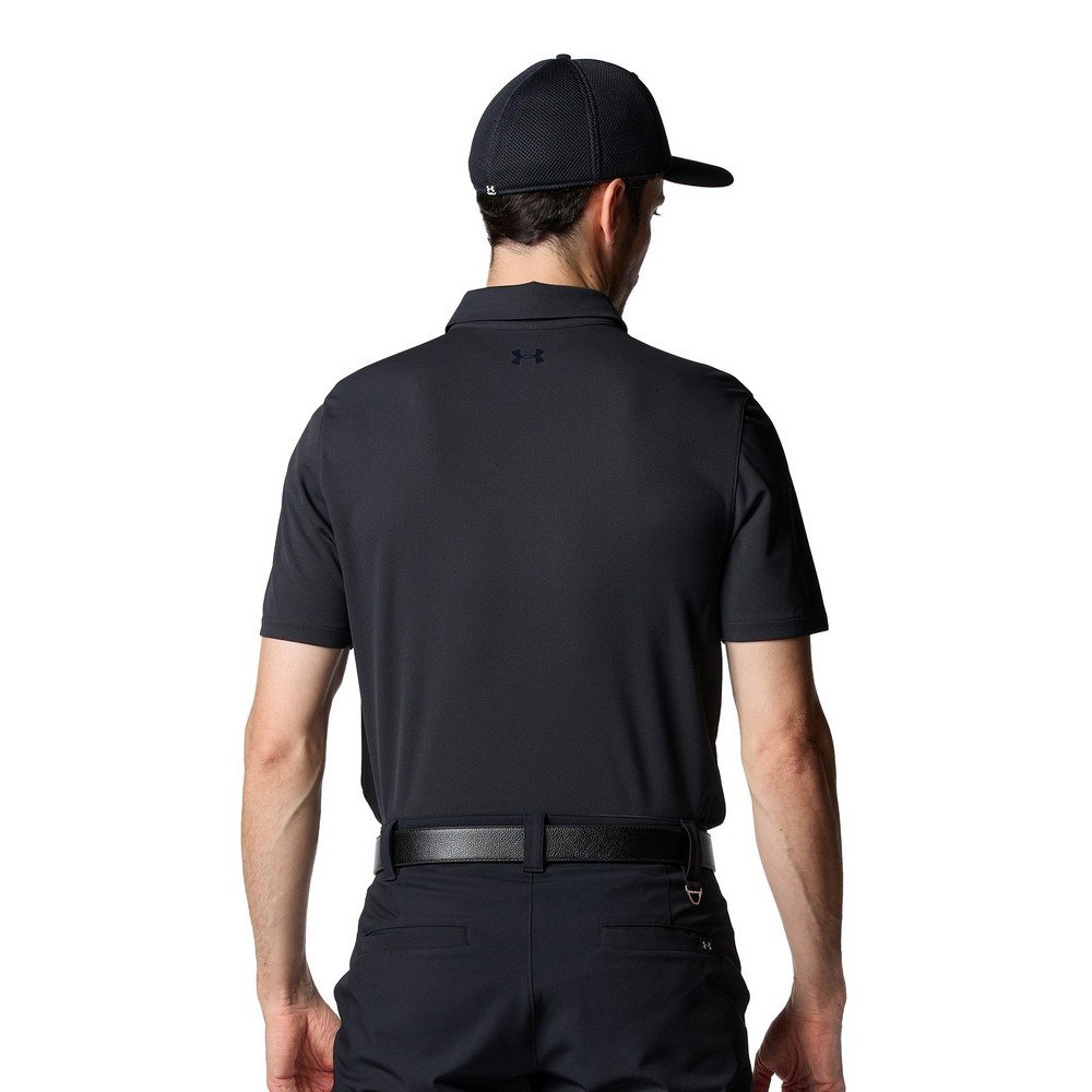 アンダーアーマー（UNDER ARMOUR）（メンズ）ゴルフウェア 速乾 DRIVE ARMOURDRY 鹿の子 半袖ポロシャツ 6012526 001