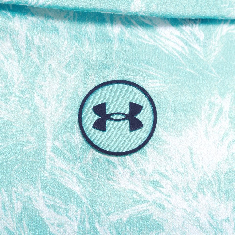 アンダーアーマー（UNDER ARMOUR）（メンズ）ゴルフウェア 接触冷感 ドライブ クール プロ プリント 半袖ポロシャツ 6012527 425