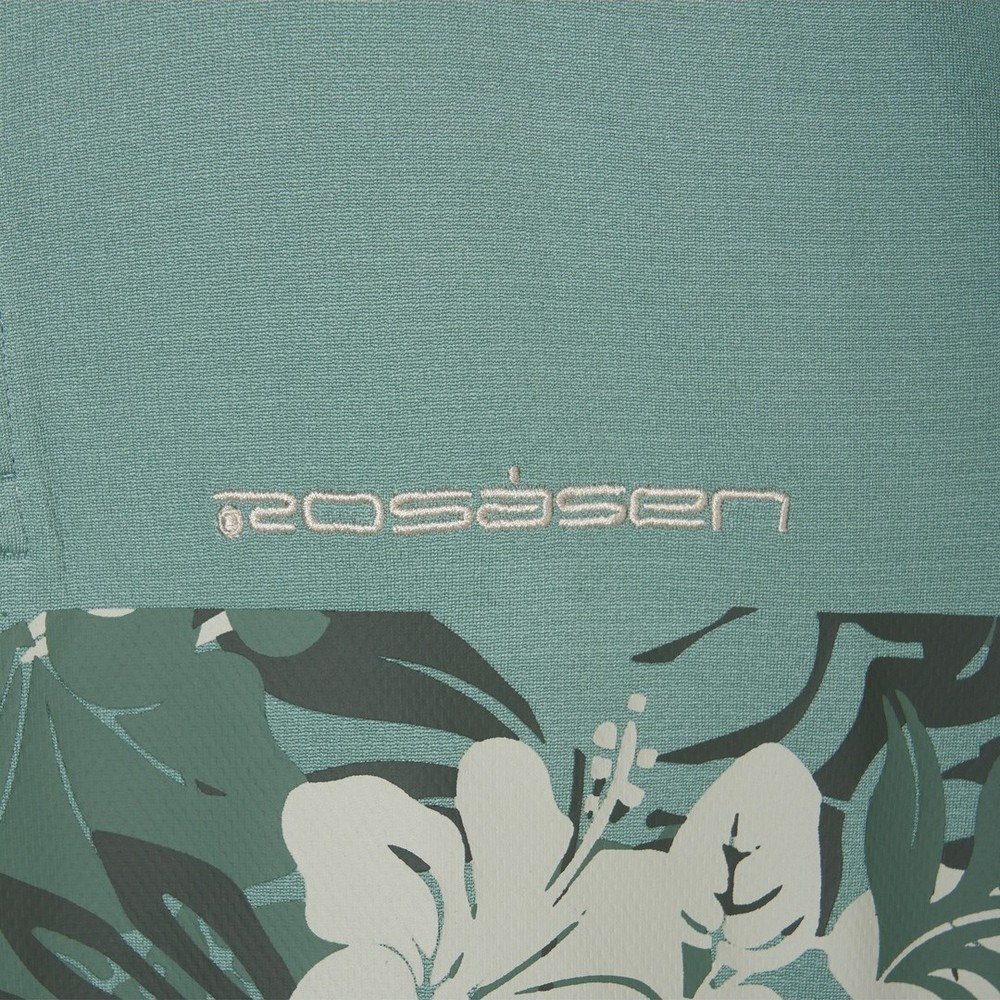 ロサーセン（ROSASEN）（メンズ）ゴルフウェア 接触冷感 ハダサラ冷感プリント半袖ポロシャツ 044-25443-26SS-025