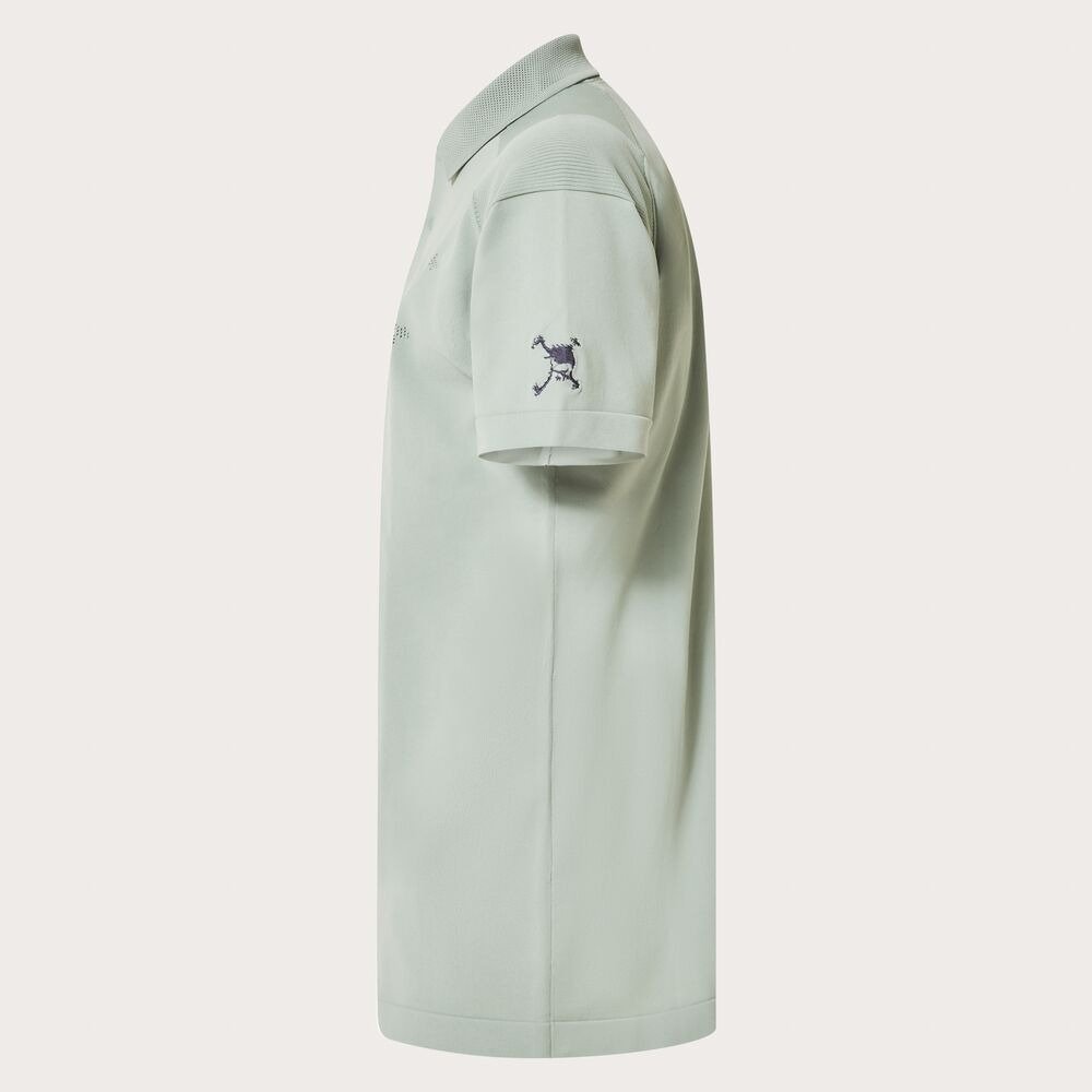 オークリー（OAKLEY）（メンズ）ゴルフウェア 吸汗速乾 SKULL LIMBER セーター 半袖ニットポロシャツ FOA408763-76H