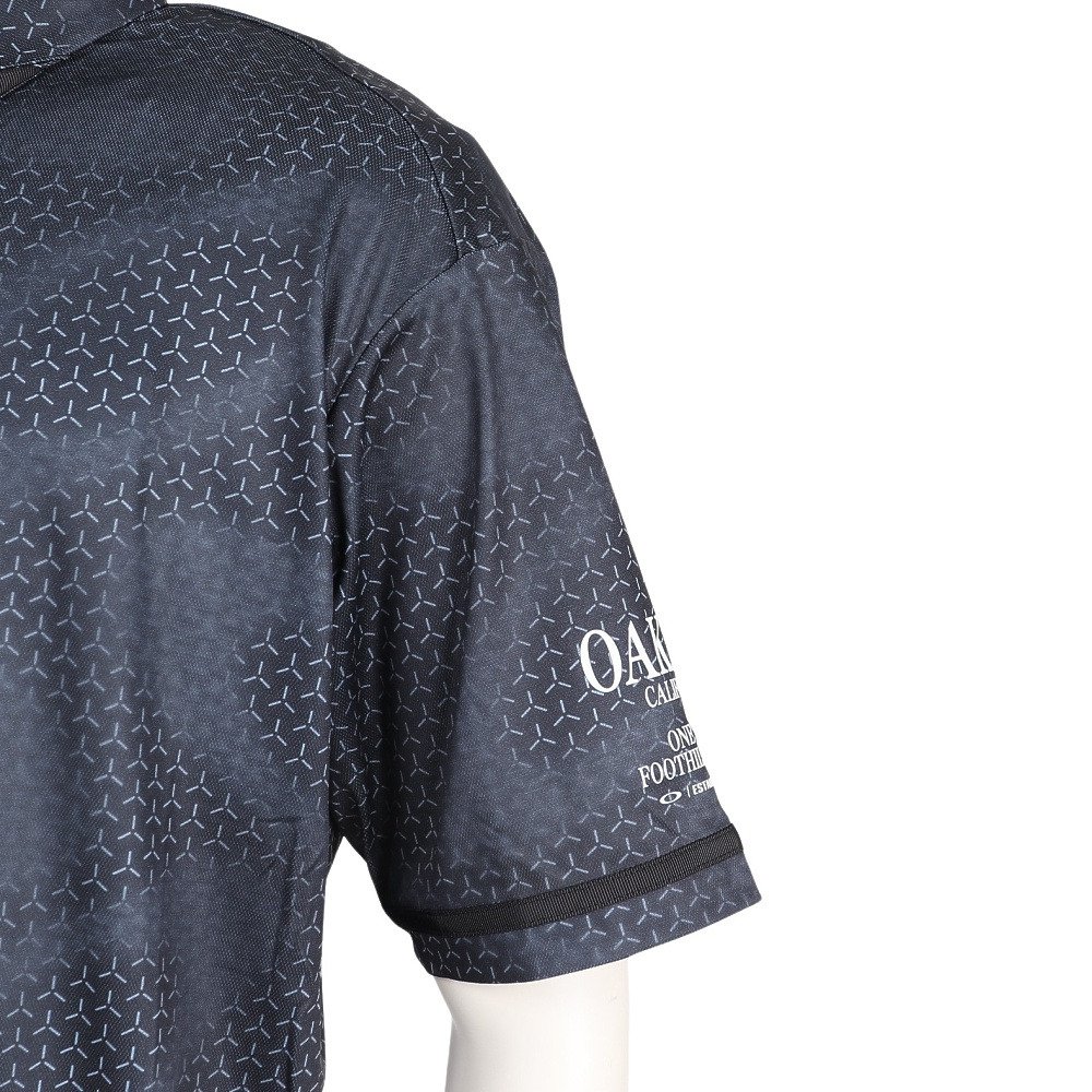オークリー（OAKLEY）（メンズ）ゴルフウェア 吸汗速乾 接触冷感 TECH COLD 半袖ポロシャツ FOA408768-00G