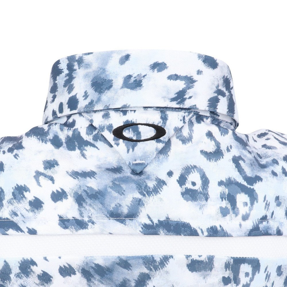 オークリー（OAKLEY）（メンズ）ゴルフウェア 吸汗速乾 スカル ABSTRACT 半袖ポロシャツ FOA409086-186