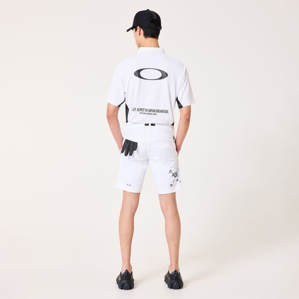 オークリー（OAKLEY）（メンズ）ゴルフウェア 吸汗速乾 HEAT BLOCK IRONCLAD 半袖ポロシャツ FOA409097-100