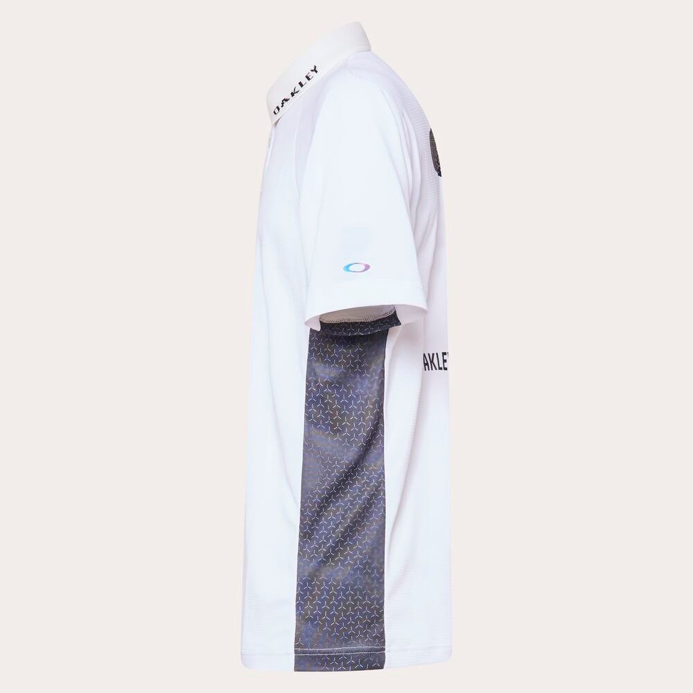 オークリー（OAKLEY）（メンズ）ゴルフウェア 吸汗速乾 HEAT BLOCK IRONCLAD 半袖ポロシャツ FOA409097-100