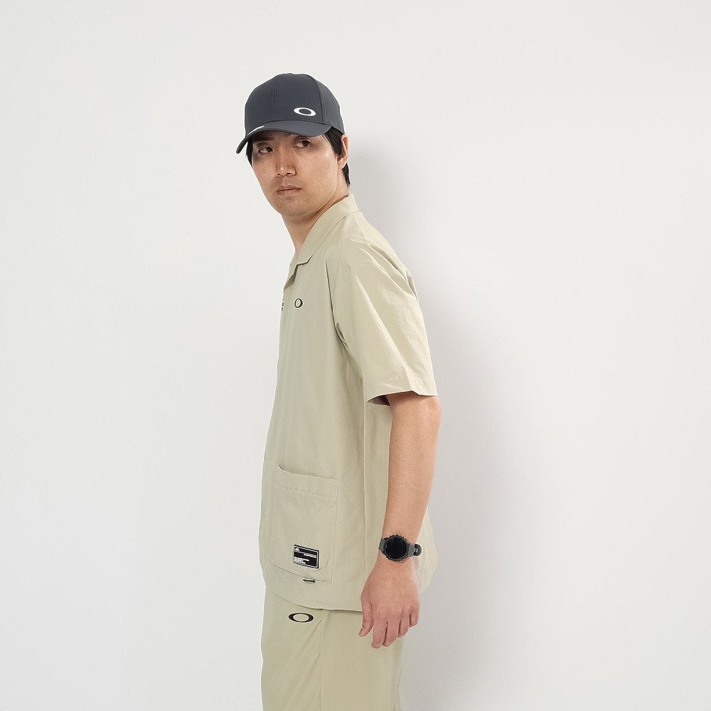 オークリー（OAKLEY）（メンズ）ゴルフウェア 吸汗速乾 半袖 STALWART GORP ウーブンシャツ FOA409156-89C
