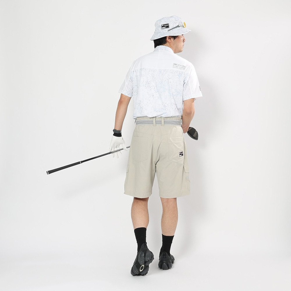 オークリー（OAKLEY）（メンズ）ゴルフウェア 吸汗速乾 半袖 STALWART GORP デジタルカモフラージュ柄 シャツ FOA409157-186