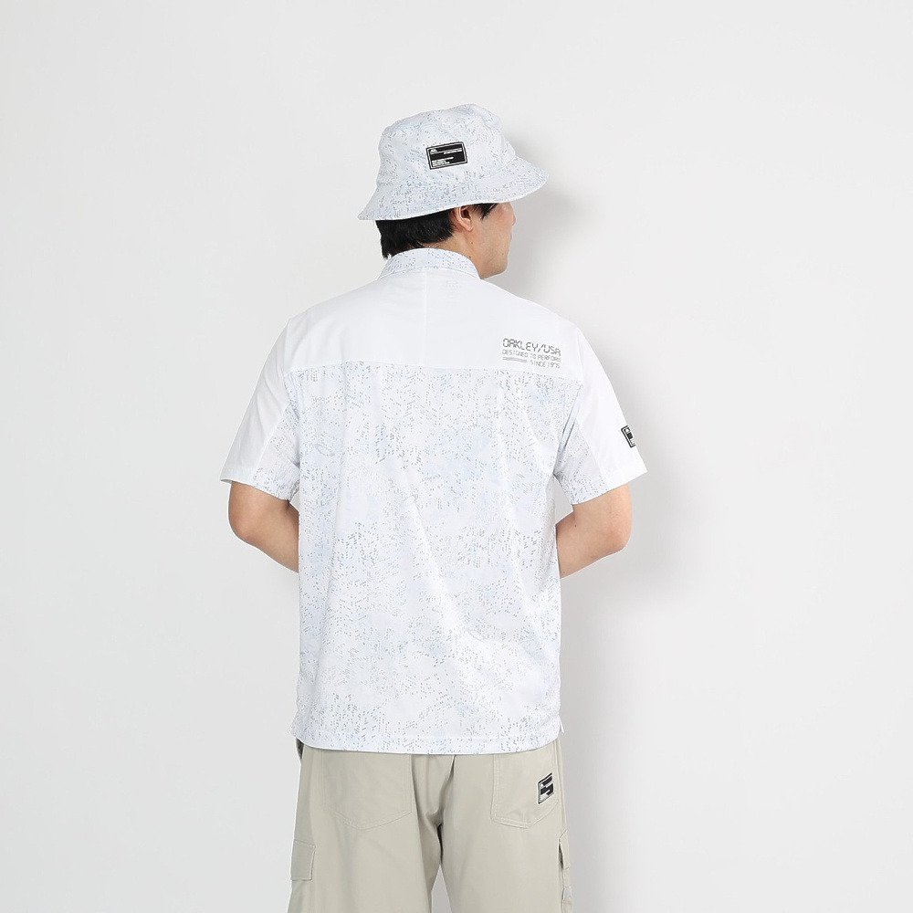 オークリー（OAKLEY）（メンズ）ゴルフウェア 吸汗速乾 半袖 STALWART GORP デジタルカモフラージュ柄 シャツ FOA409157-186
