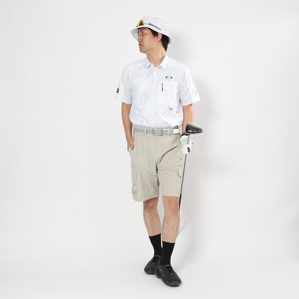 オークリー（OAKLEY）（メンズ）ゴルフウェア 吸汗速乾 半袖 STALWART GORP デジタルカモフラージュ柄 シャツ FOA409157-186