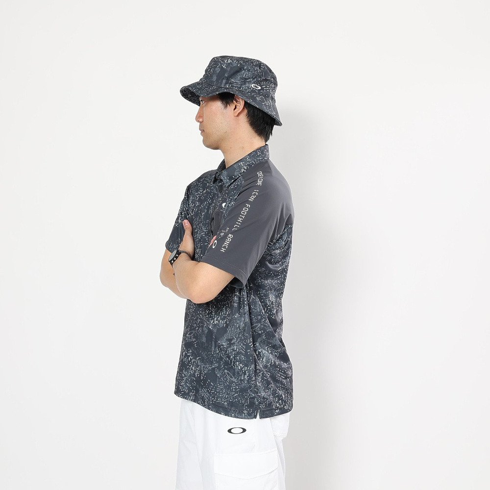 オークリー（OAKLEY）（メンズ）ゴルフウェア 吸汗速乾 半袖 STALWART GORP デジタルカモフラージュ柄 シャツ FOA409157-25C