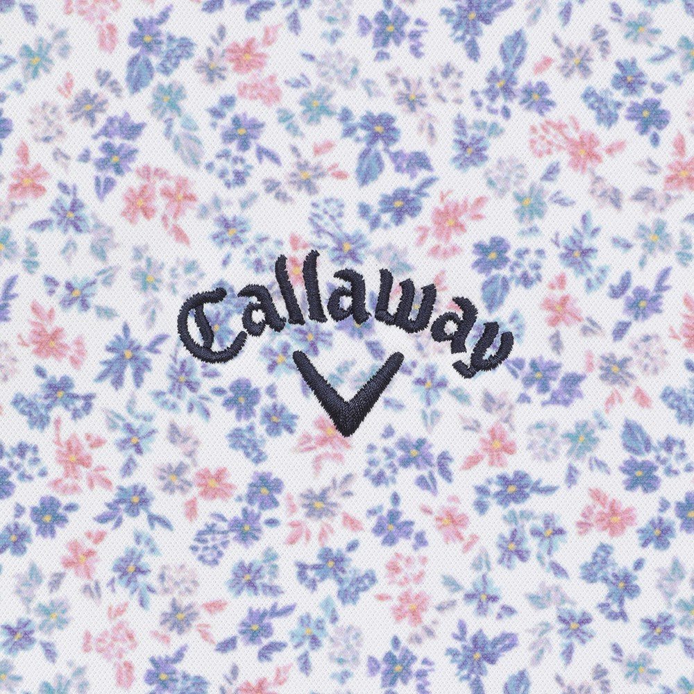 キャロウェイ（CALLAWAY）（メンズ）ゴルフウェア 吸汗速乾 ミニカノコ 小花総柄半袖シャツ C26134112-1030