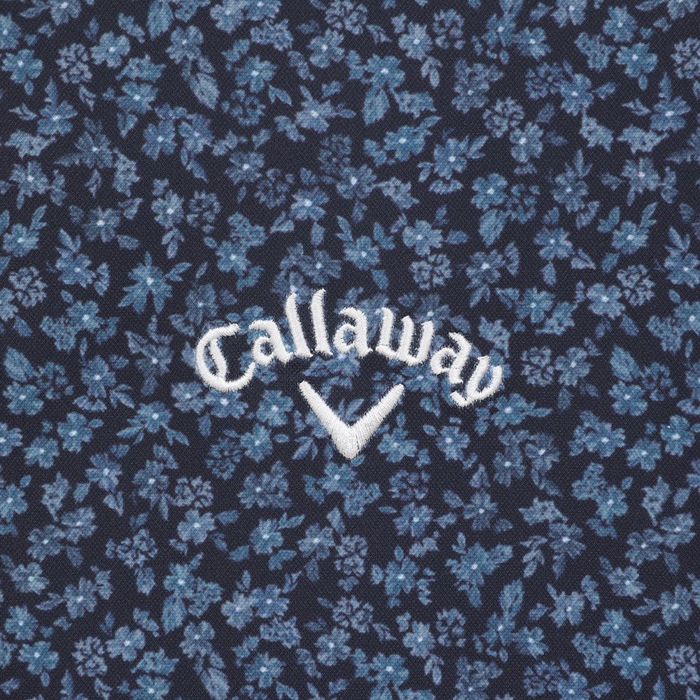 キャロウェイ（CALLAWAY）（メンズ）ゴルフウェア 吸汗速乾 ミニカノコ 小花総柄半袖シャツ C26134112-1120
