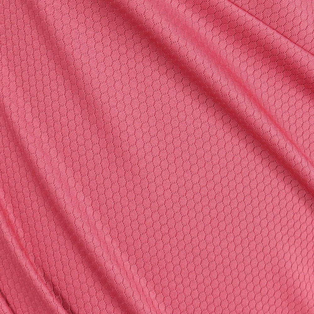 ザ・ワープ・バイ・エネーレ（The Warp By Ennerre）（メンズ）ゴルフウェア 吸汗速乾 ドライプラス ジップ 半袖ポロシャツ WG5RTG09 RED