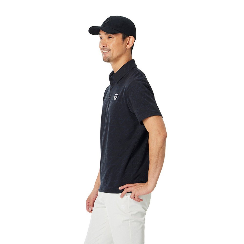 テーラーメイド（TAYLORMADE）（メンズ）ゴルフウェア 吸汗速乾 スクリプトジャガード 半袖ポロシャツ M20974-TL738