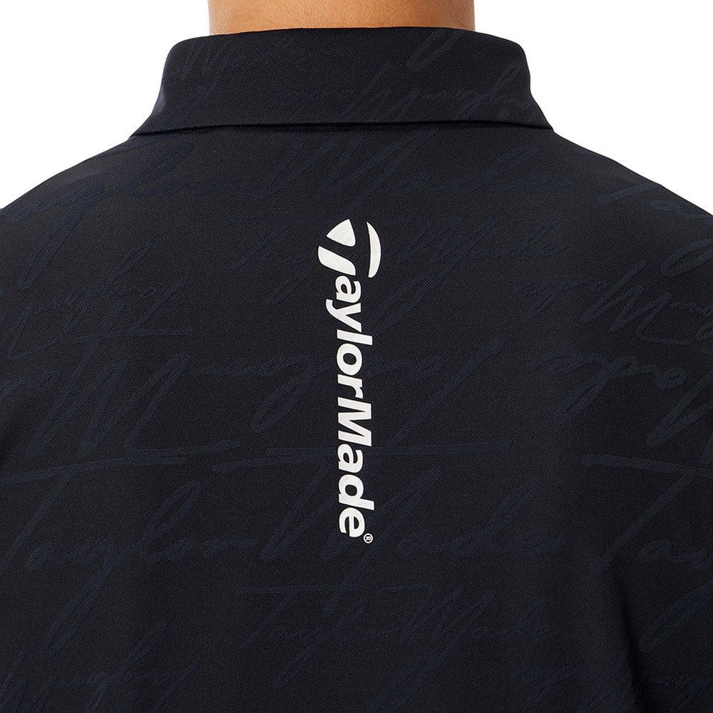 テーラーメイド（TAYLORMADE）（メンズ）ゴルフウェア 吸汗速乾 スクリプトジャガード 半袖ポロシャツ M20974-TL738