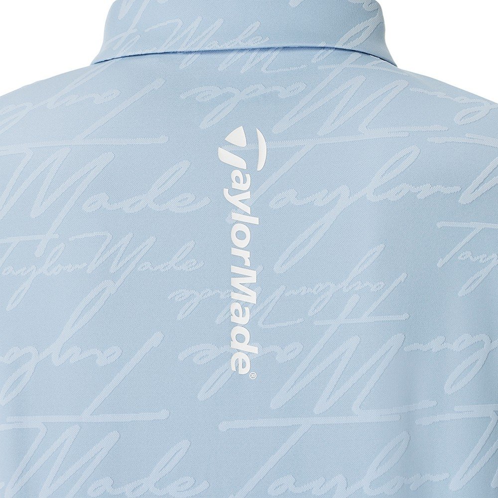 テーラーメイド（TAYLORMADE）（メンズ）ゴルフウェア 吸汗速乾 スクリプトジャガード 半袖ポロシャツ M20975-TL738