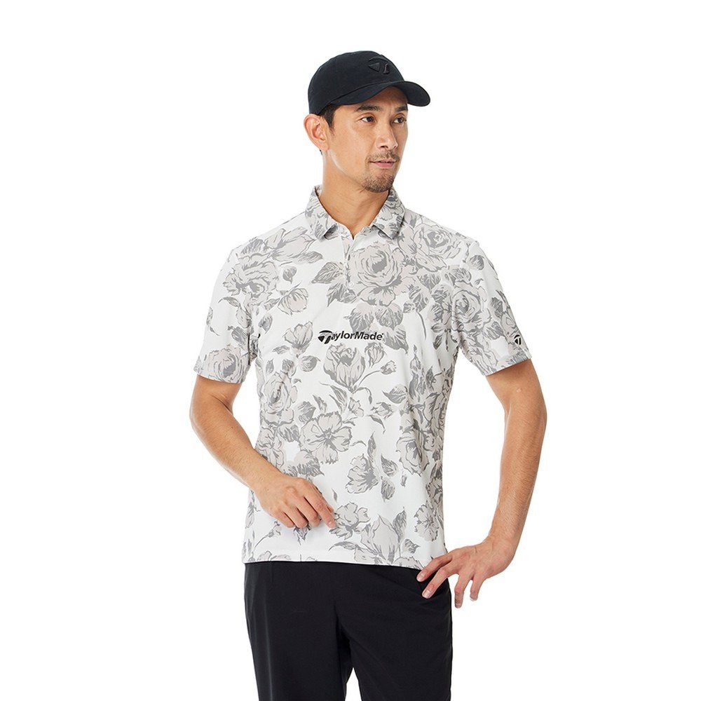 roar★L 白 定価18700 ロアー 半袖 ポロシャツ ゴルフウェア 個性的 テーラーメイド（TAYLORMADE）（メンズ）ゴルフウェア リバティー