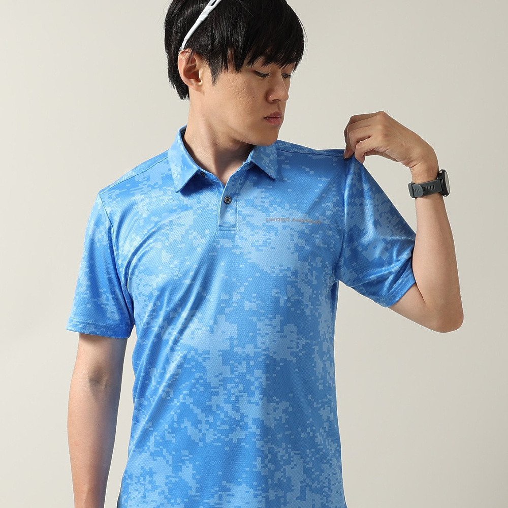 アンダーアーマー（UNDER ARMOUR）（メンズ）ゴルフウェア ドライブ クール プロ カモ ポロシャツ 6014600 452