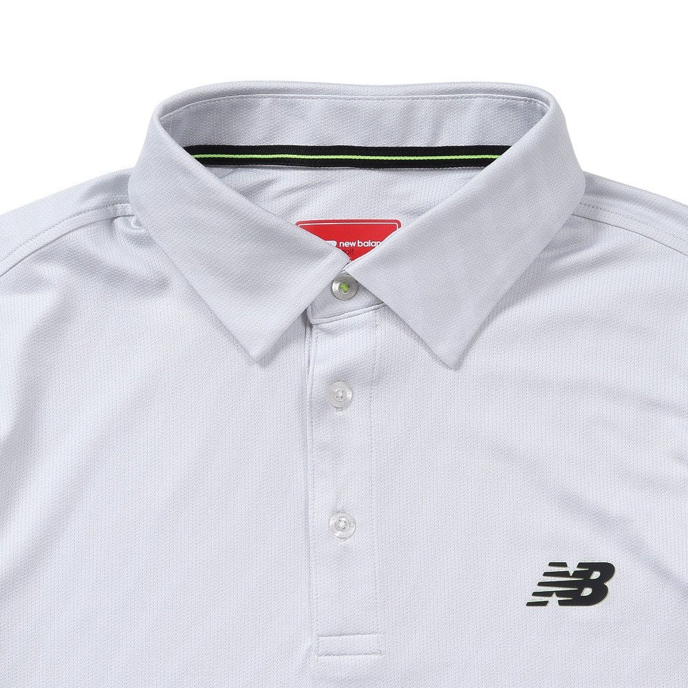 ニューバランス（new balance）（メンズ）ゴルフウェア 吸汗速乾 半袖ポロシャツ COLLAR 012-6168002-021