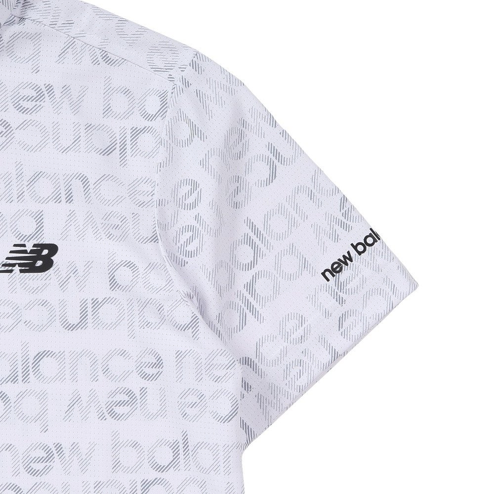 ニューバランス（new balance）（メンズ）ゴルフウェア 半袖 ショートスリーブ カラー シャツ 012-6168007-030