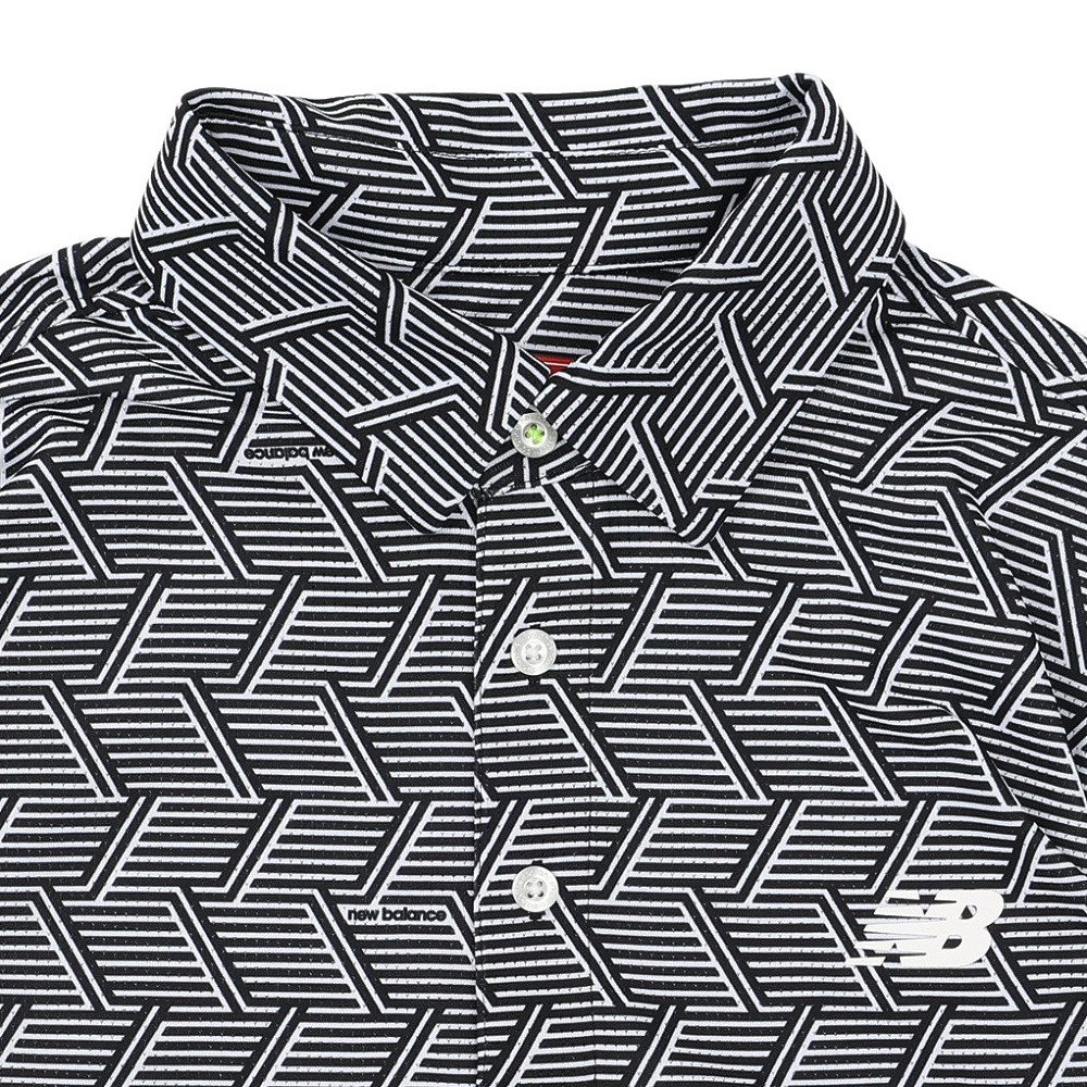 ニューバランス（new balance）（メンズ）ゴルフウェア 半袖 ショートスリーブ COLLAR シャツ 012-6168011-010