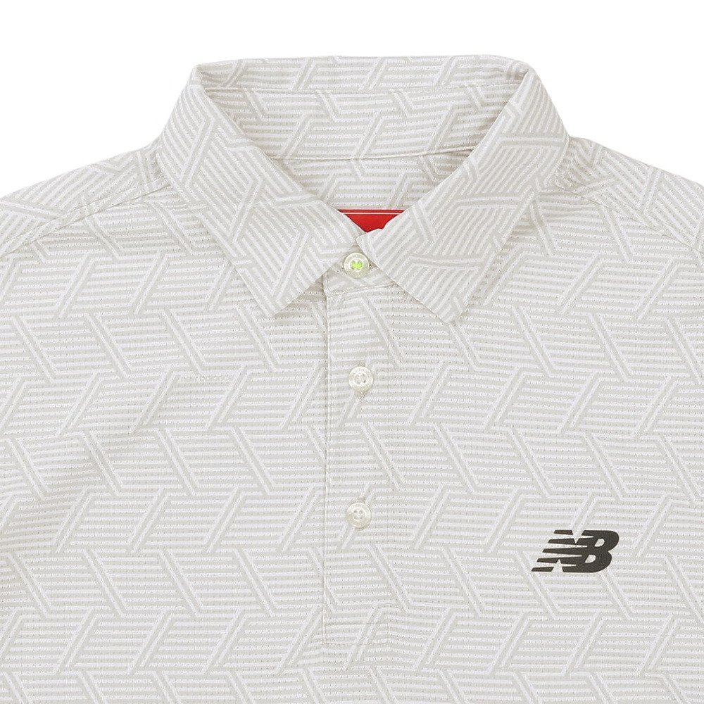 ニューバランス（new balance）（メンズ）ゴルフウェア 半袖 ショートスリーブ COLLAR シャツ 012-6168011-021