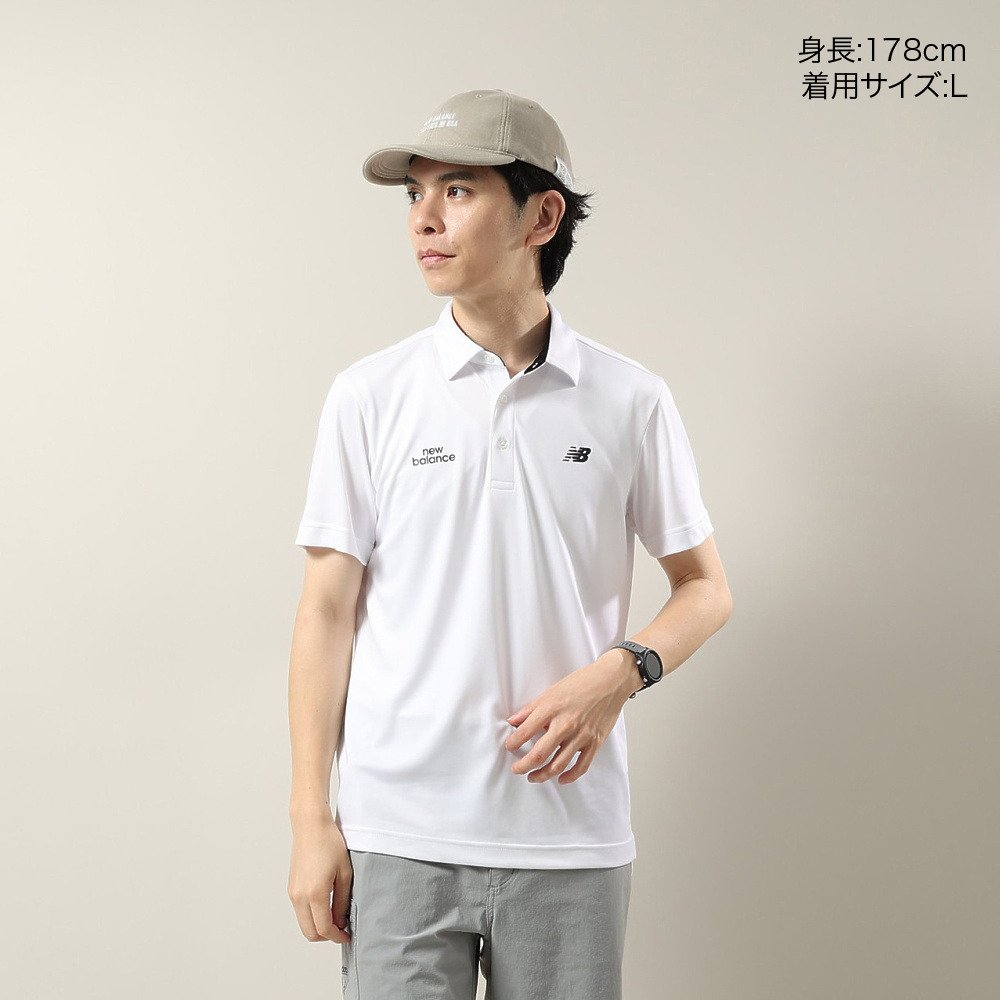 ニューバランス（new balance）（メンズ）ゴルフウェア 接触冷感 半袖