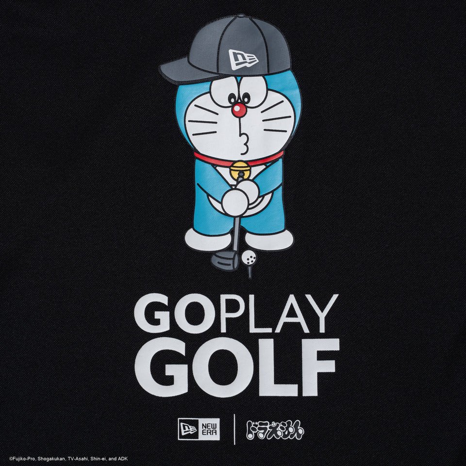 ニューエラ（NEW ERA）（メンズ、レディース）ゴルフウェア 鹿の子 ポロシャツ ドラえもん GO PLAY GOLF 半袖ポロシャツ 14935371