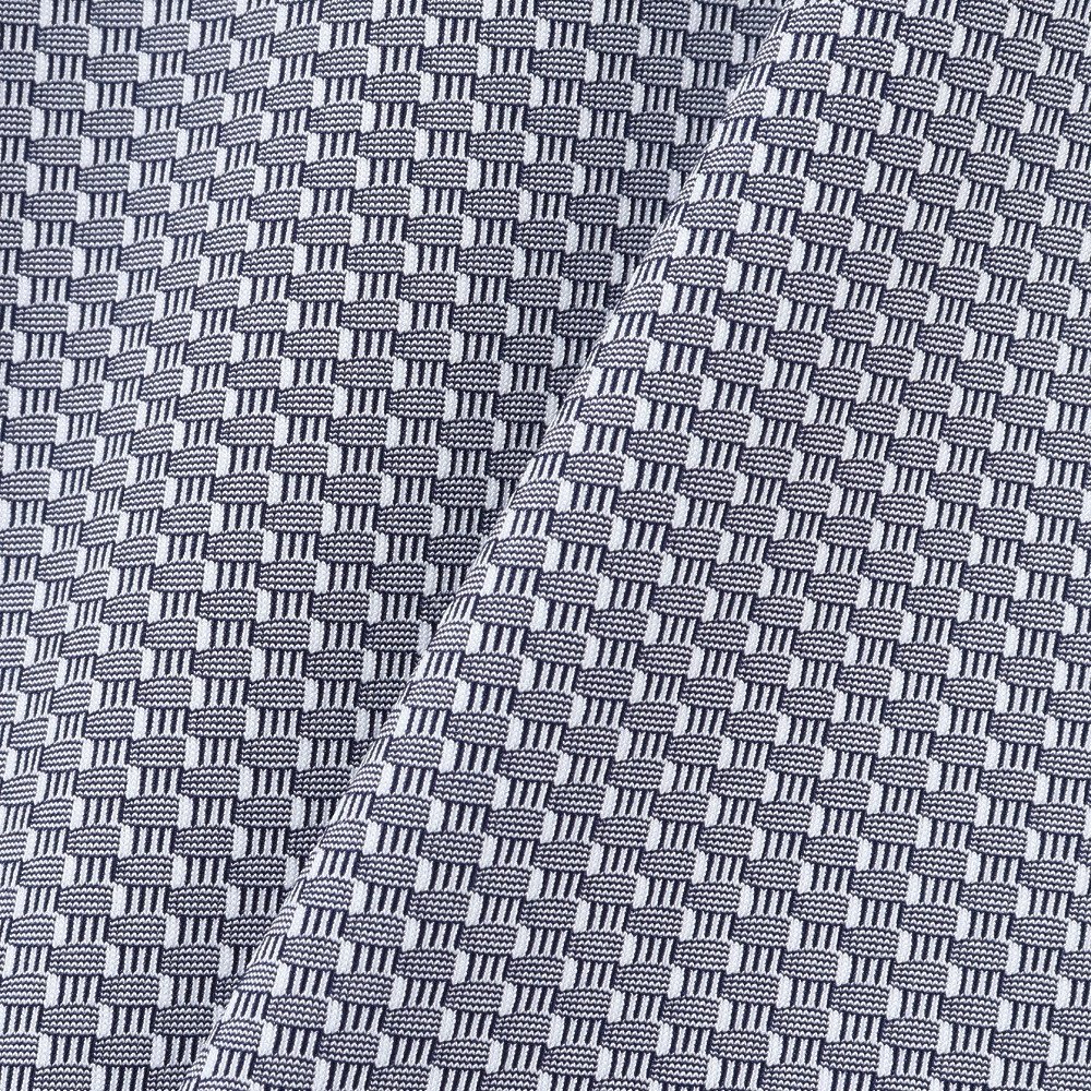 アディダス（adidas）（メンズ）ゴルフウェア テクスチャード 半袖シャツ UB130-JY5470 WHITE/CONAVY