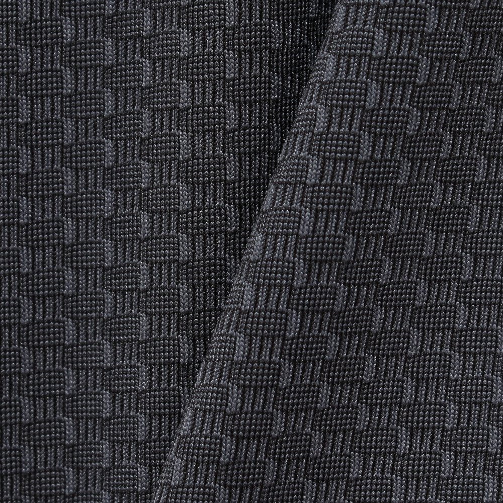 アディダス（adidas）（メンズ）ゴルフウェア テクスチャード 半袖シャツ UB130-KC1118 CARBON/BLACK