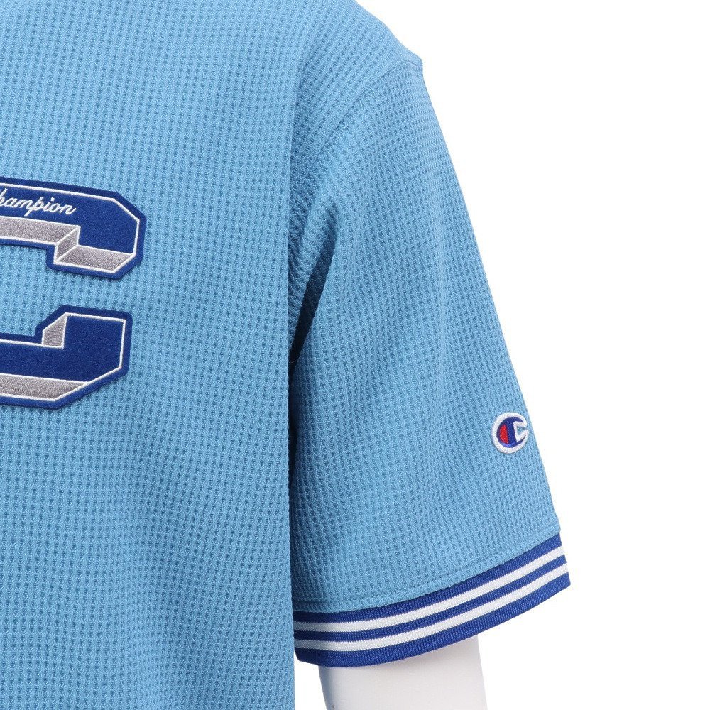 チャンピオン（CHAMPION）（メンズ）ゴルフウェア 吸汗速乾 半袖 ショートスリーブモックネックシャツ 26SS C3-DG303 356