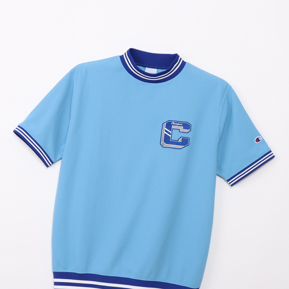チャンピオン（CHAMPION）（メンズ）ゴルフウェア 吸汗速乾 半袖 ショートスリーブモックネックシャツ 26SS C3-DG303 356