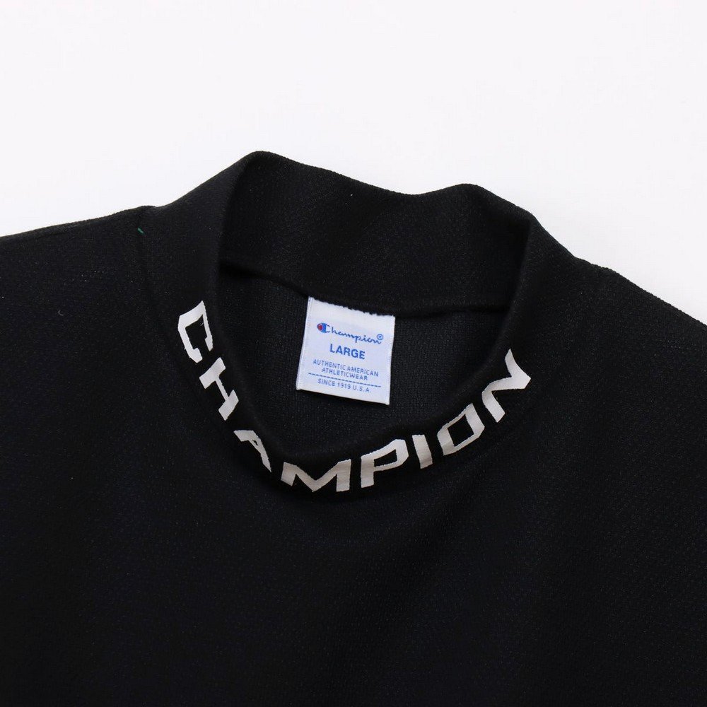 チャンピオン（CHAMPION）（メンズ）ゴルフウェア 吸汗速乾 半袖 モックネックシャツ C3-DG322 090
