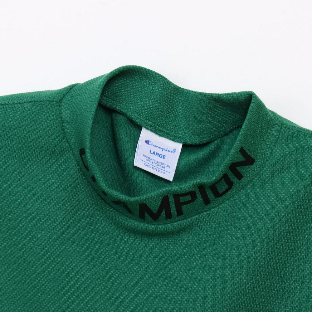 チャンピオン（CHAMPION）（メンズ）ゴルフウェア 吸汗速乾 半袖 モックネックシャツ C3-DG322 551