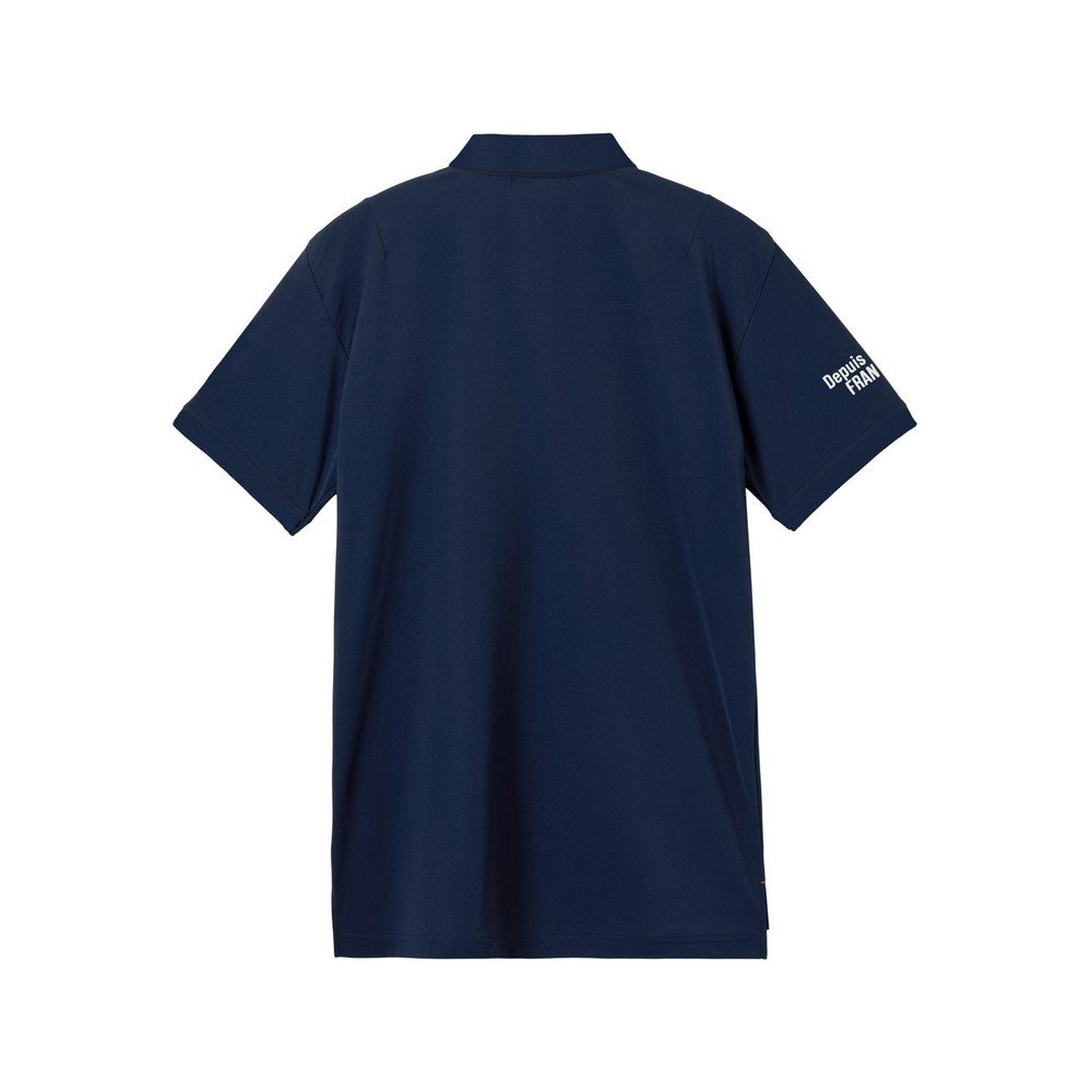 ルコックスポルティフ（lecoqsportif）（メンズ）ゴルフウェア 吸水速乾 マーキングデザイン 半袖ポロシャツ LG6SHS00M NV00