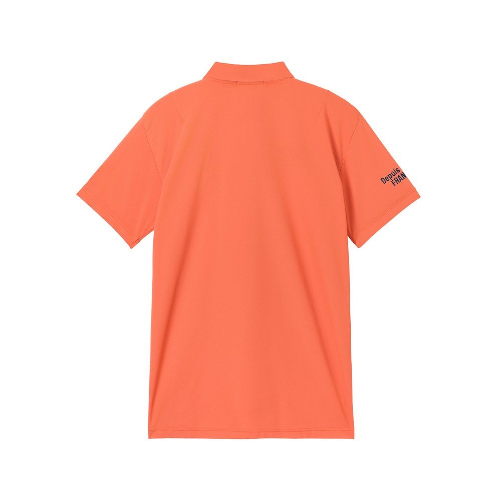 ルコックスポルティフ（lecoqsportif）（メンズ）ゴルフウェア 吸水速乾 マーキングデザイン 半袖ポロシャツ LG6SHS00M OR00