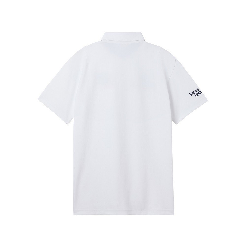 ルコックスポルティフ（lecoqsportif）（メンズ）ゴルフウェア 吸汗速乾 マーキングデザイン 半袖ポロシャツ LG6SHS00M WH00