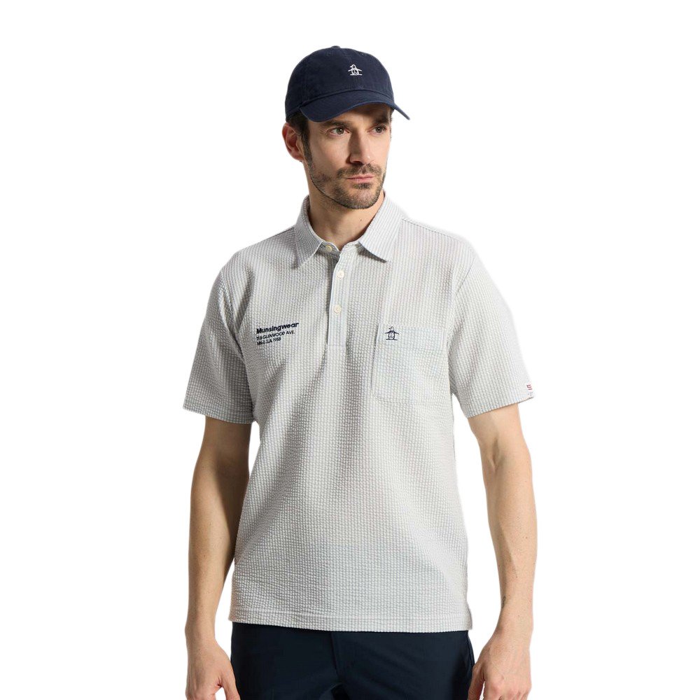 マンシングウエア（MUNSINGWEAR）（メンズ）ゴルフウェア シアサッカー