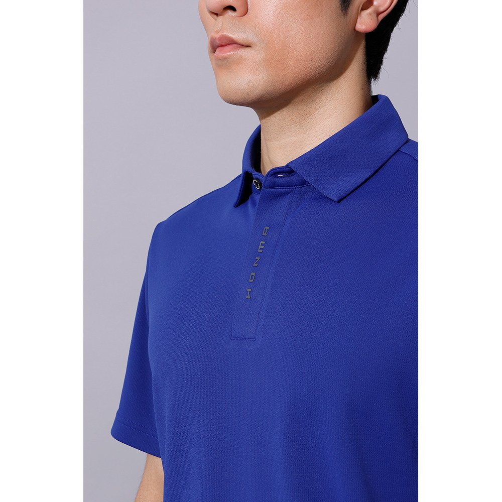 ゴルフウェア 吸汗速乾 Placket ロゴシャツ 631-317120X BL 5