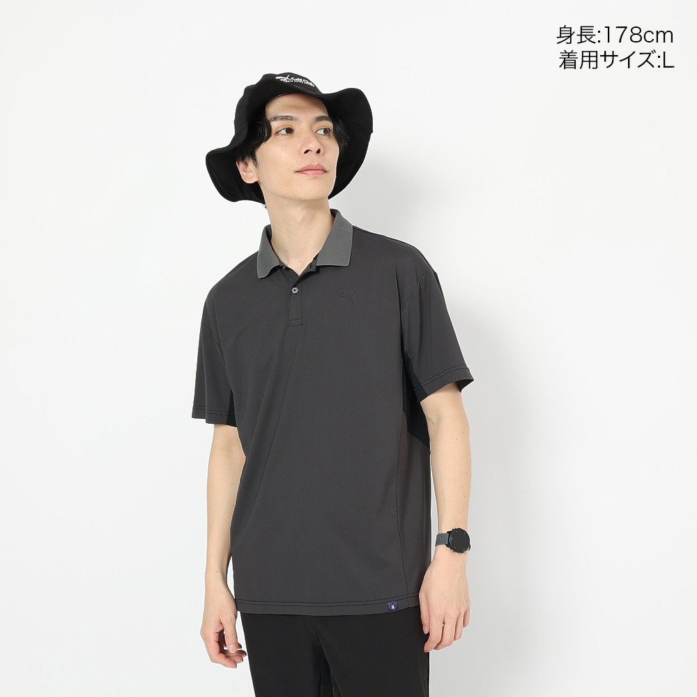 プーマ（PUMA）（メンズ）ゴルフウェア 吸汗速乾 接触冷感 バック