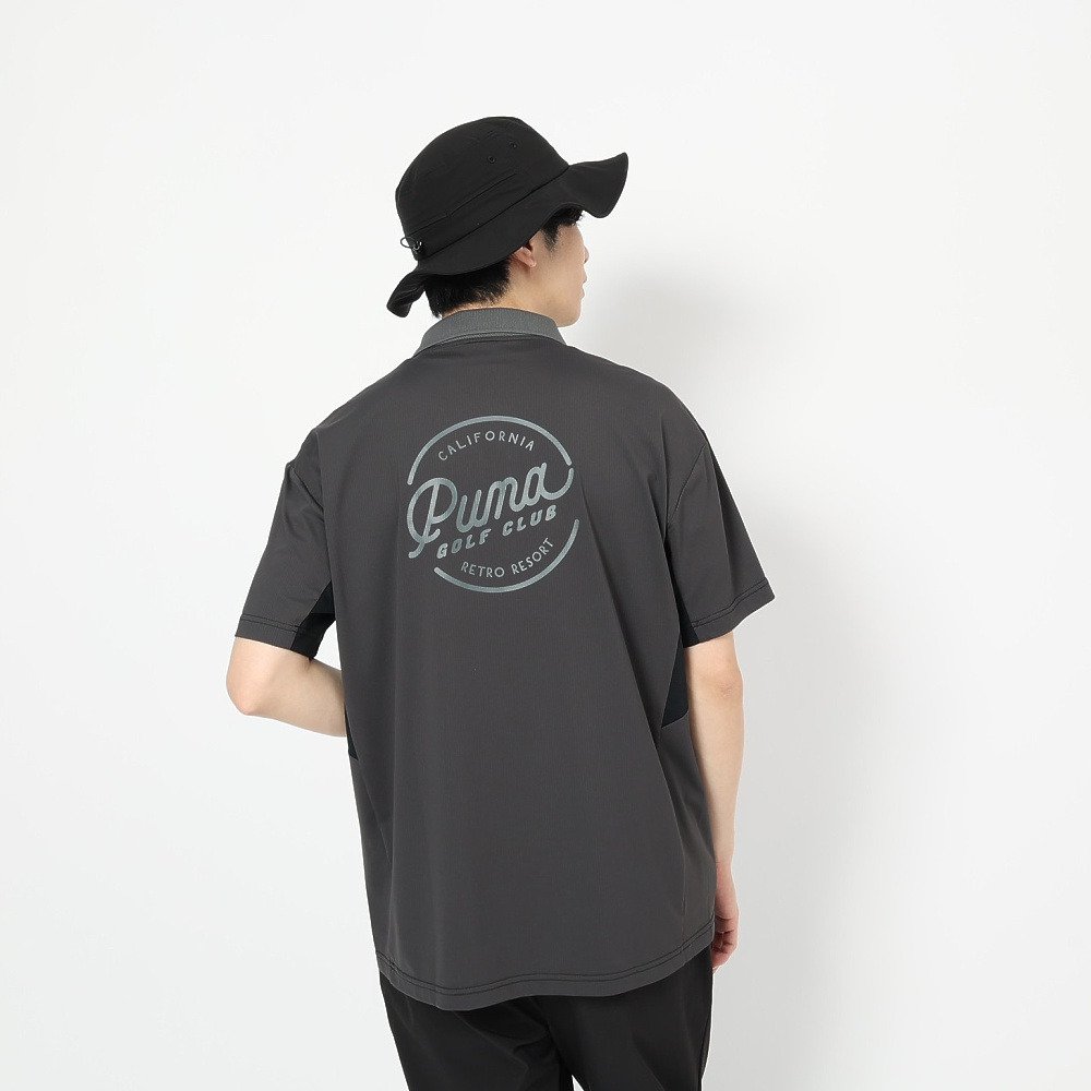 プーマ（PUMA）（メンズ）ゴルフウェア 吸汗速乾 接触冷感 バック