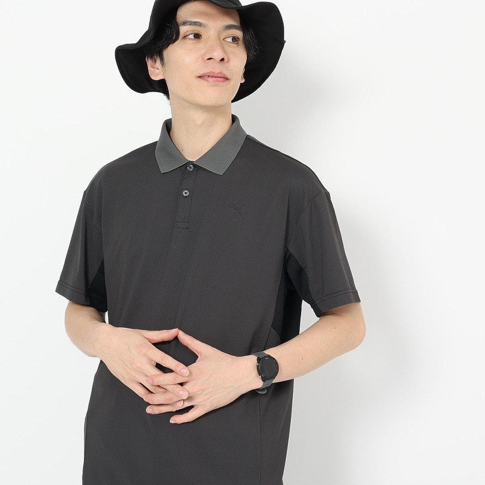 プーマ（PUMA）（メンズ）ゴルフウェア 吸汗速乾 接触冷感 バック